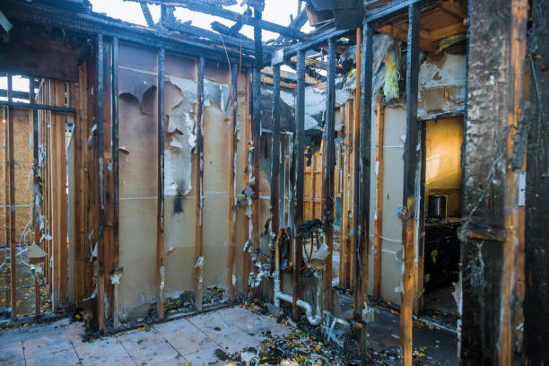 Professional Fire Damage Assessment technician working in Frazeysburg, OH